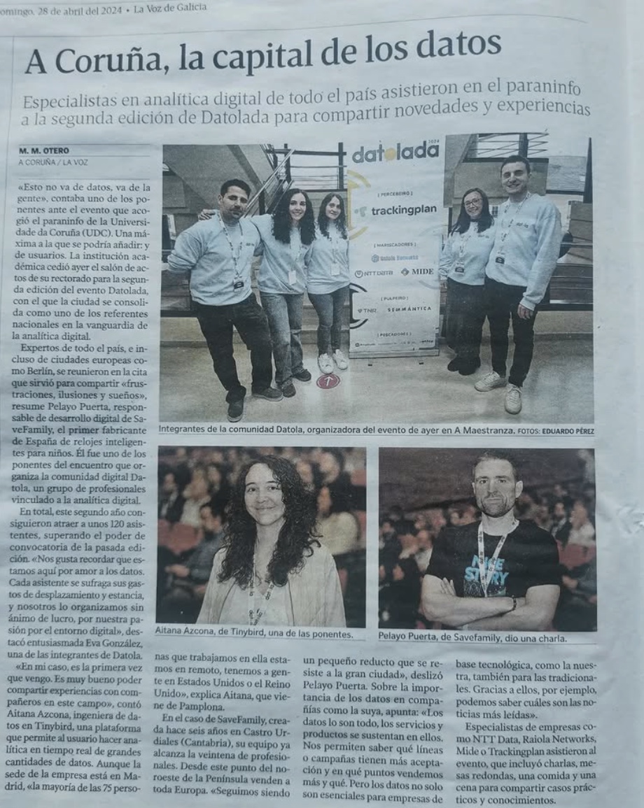 A Coruña, la capital de los datos con Datolada